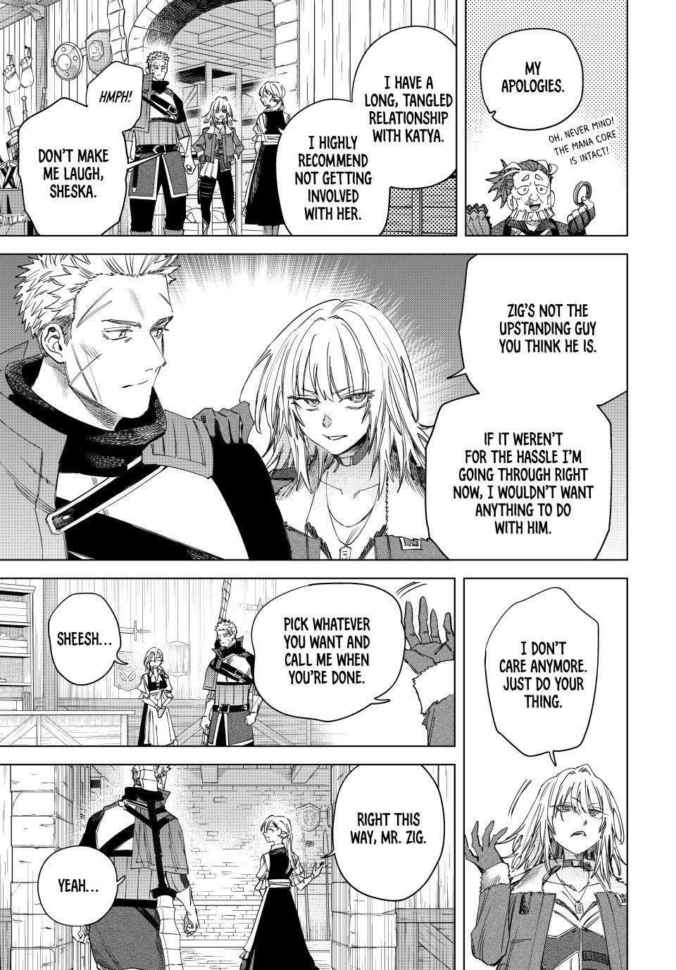 Read The Witch and the Mercenary chapter 59 image 4 on Lezhin