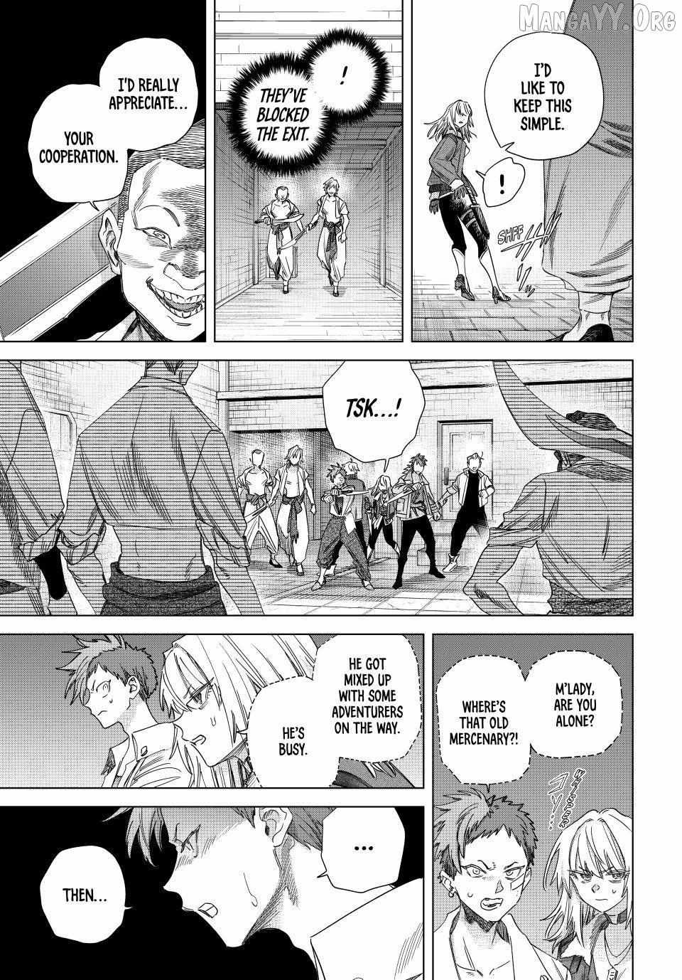 Read The Witch and the Mercenary chapter 63 image 4 on Lezhin