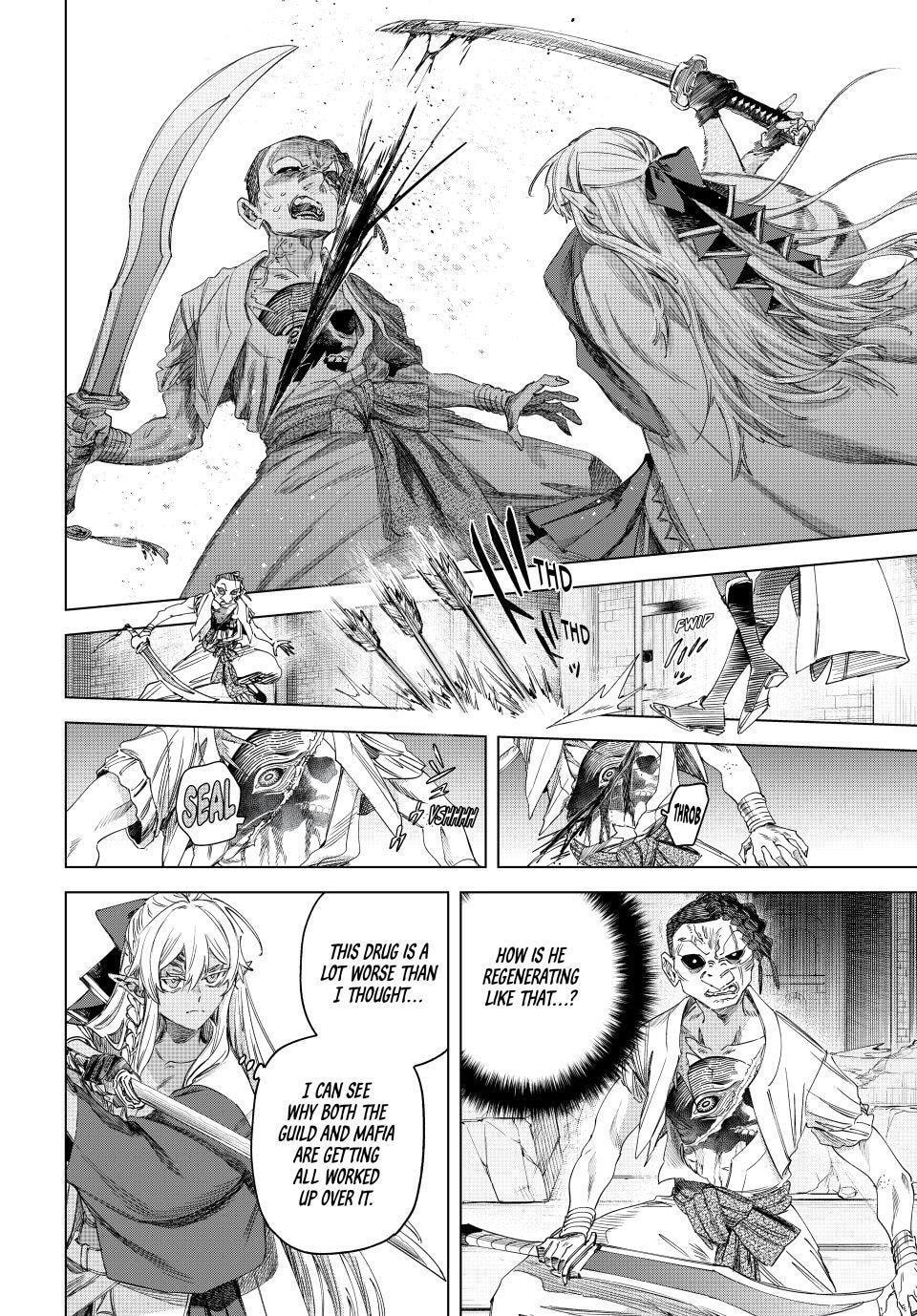 Read The Witch and the Mercenary chapter 66 image 3 on Lezhin