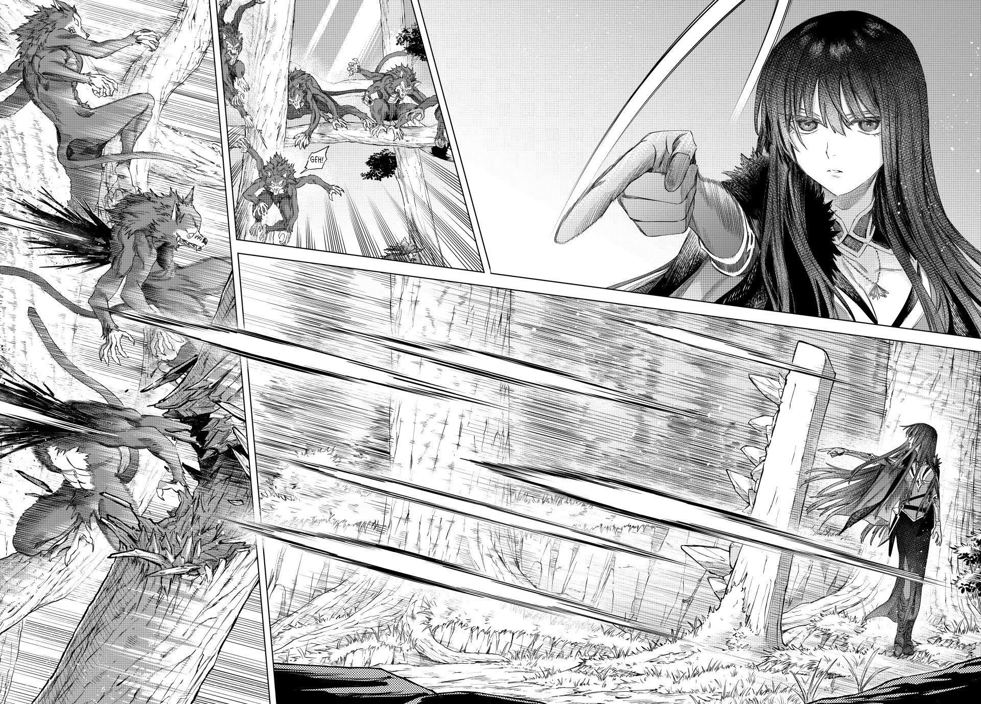 Read The Witch and the Mercenary chapter 73 image 14 on Lezhin