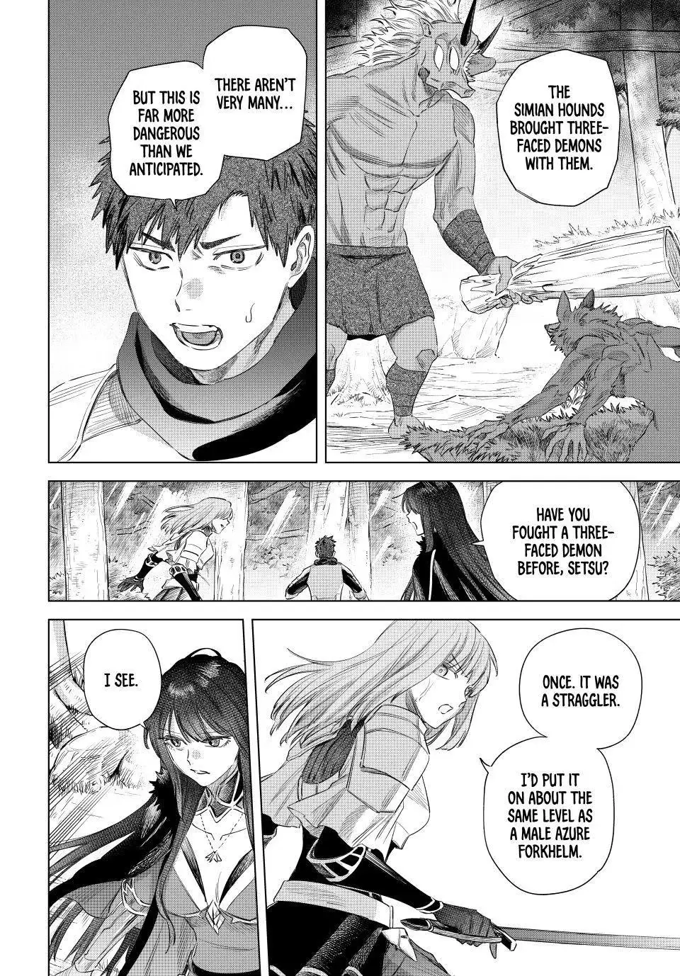 Read The Witch and the Mercenary chapter 74 image 22 on Lezhin