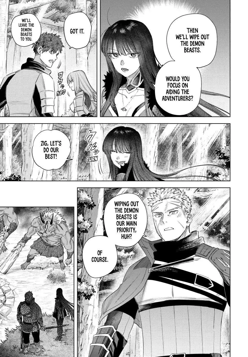 Read The Witch and the Mercenary chapter 74 image 23 on Lezhin