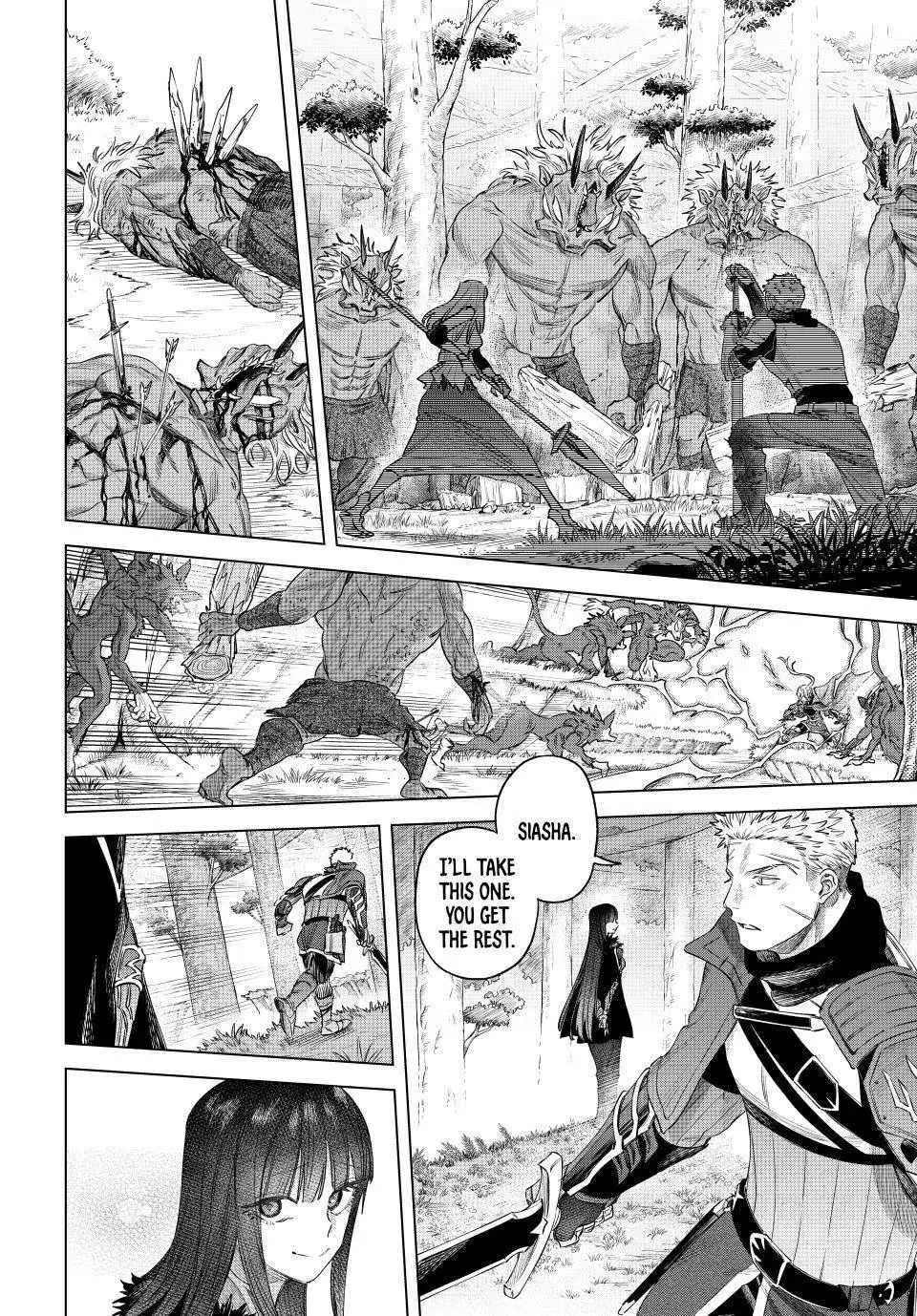Read The Witch and the Mercenary chapter 74 image 24 on Lezhin