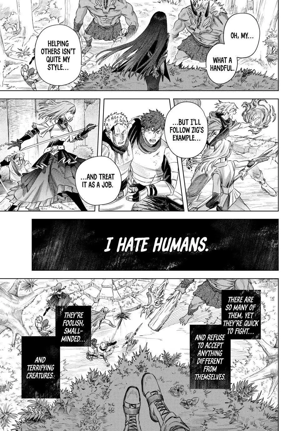 Read The Witch and the Mercenary chapter 74 image 25 on Lezhin
