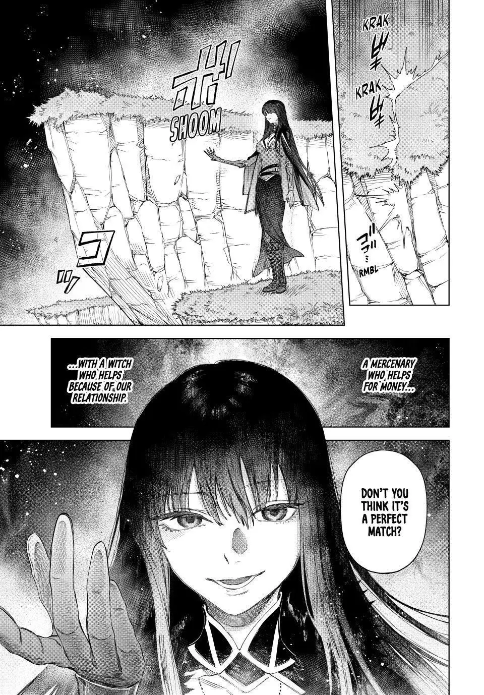 Read The Witch and the Mercenary chapter 74 image 27 on Lezhin