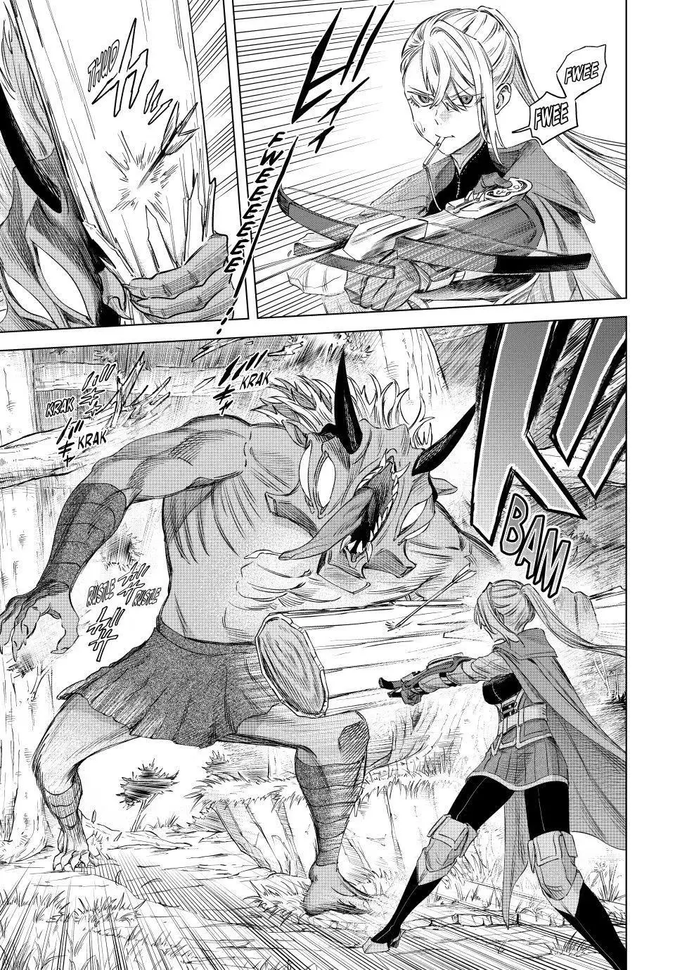 Read The Witch and the Mercenary chapter 74 image 4 on Lezhin