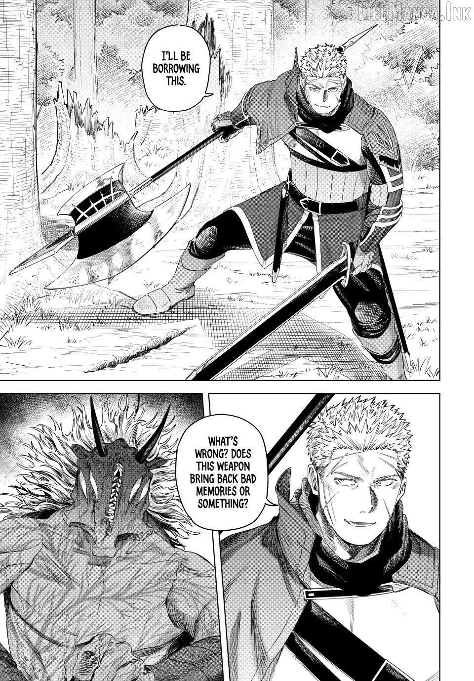 Read The Witch and the Mercenary chapter 75 image 18 on Lezhin