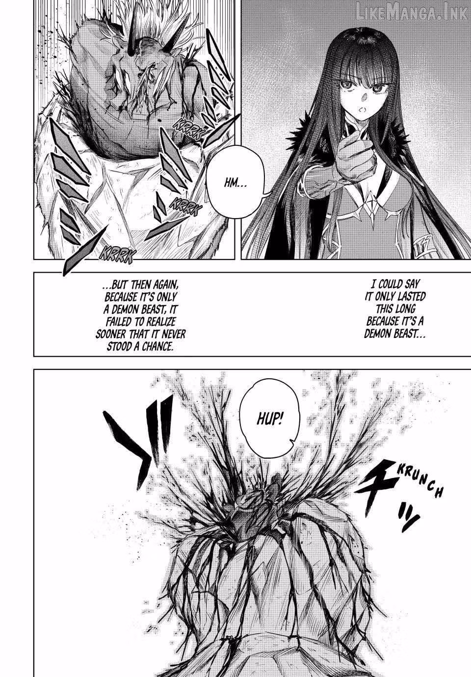Read The Witch and the Mercenary chapter 76 image 17 on Lezhin