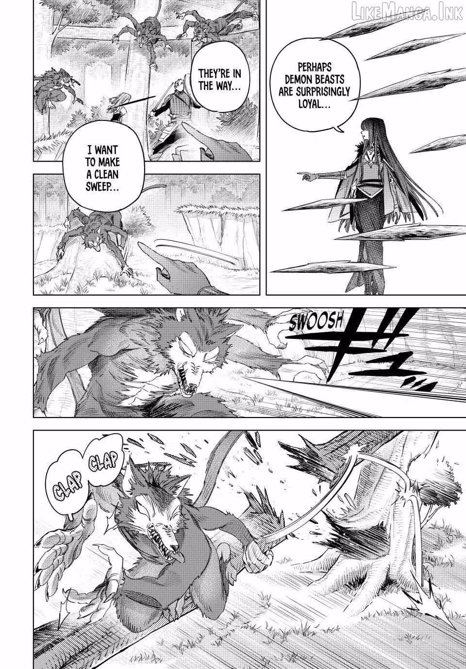 Read The Witch and the Mercenary chapter 76 image 19 on Lezhin