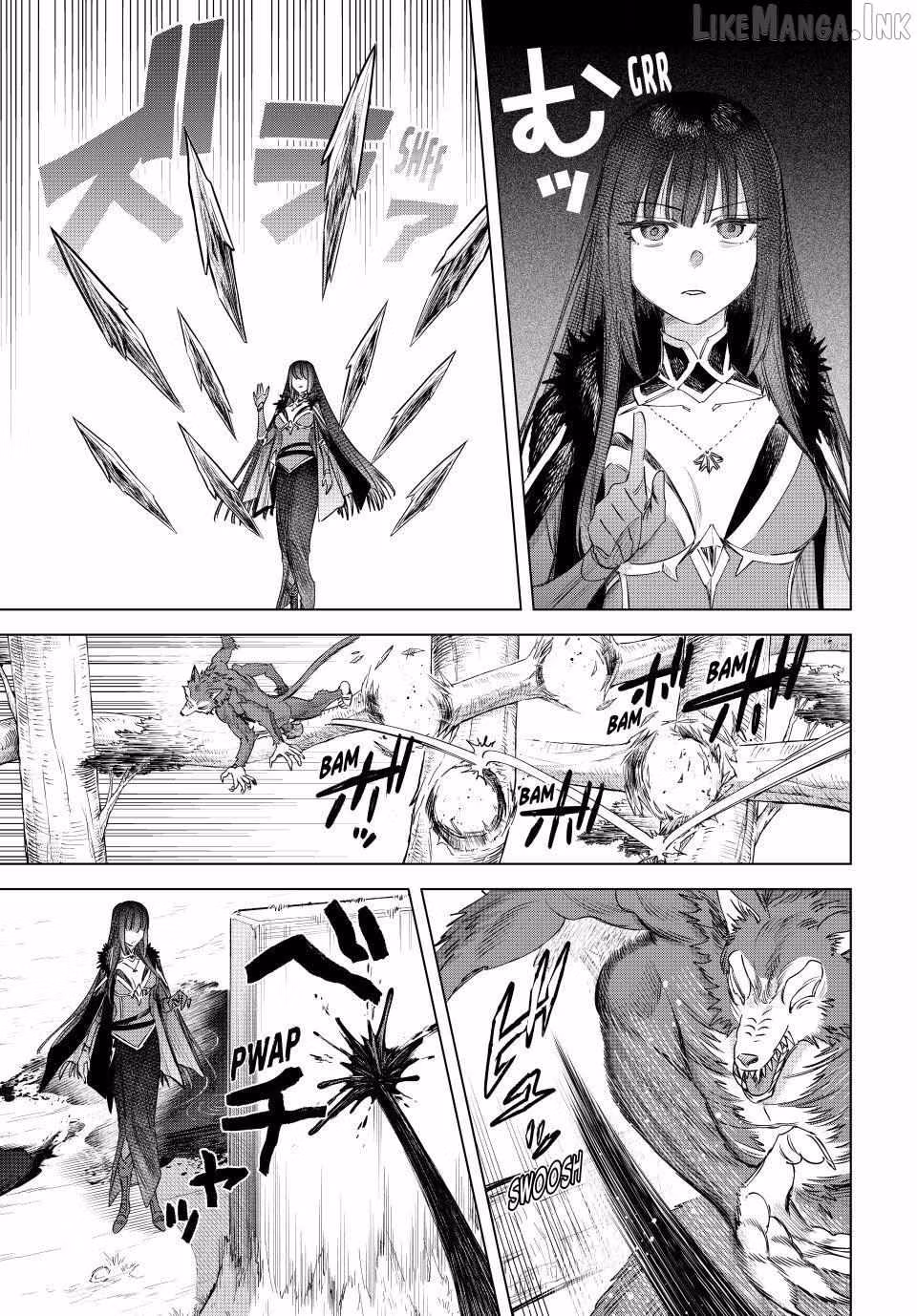 Read The Witch and the Mercenary chapter 76 image 20 on Lezhin