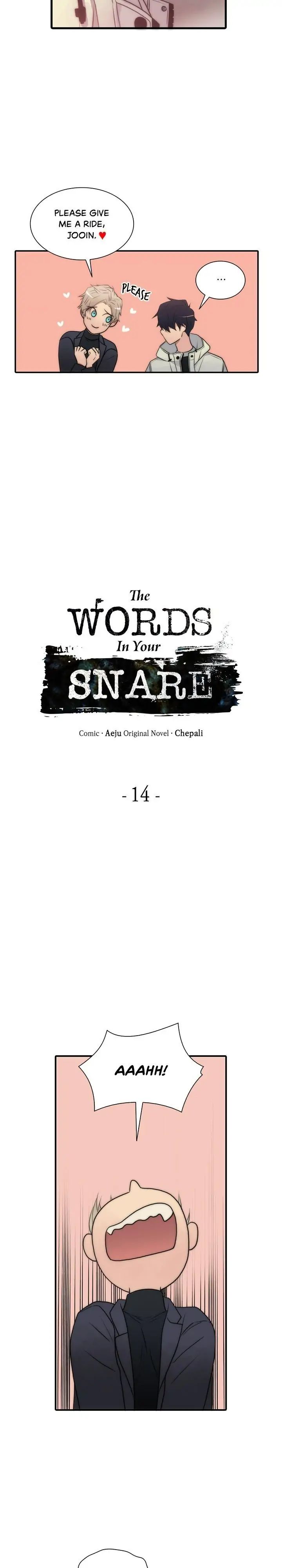 The Words In Your Snare Chapter 14 page 2 - 