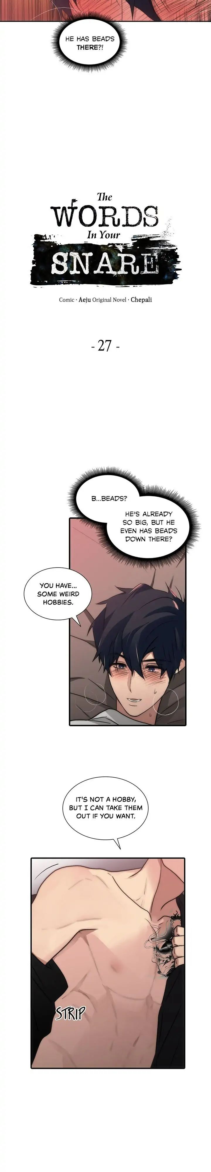 The Words In Your Snare Chapter 27 page 2 - 