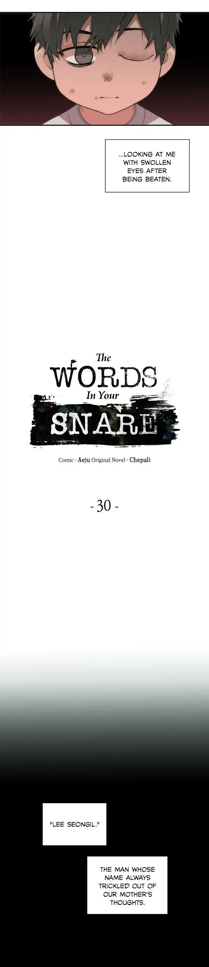 The Words In Your Snare Chapter 30 page 2 - 