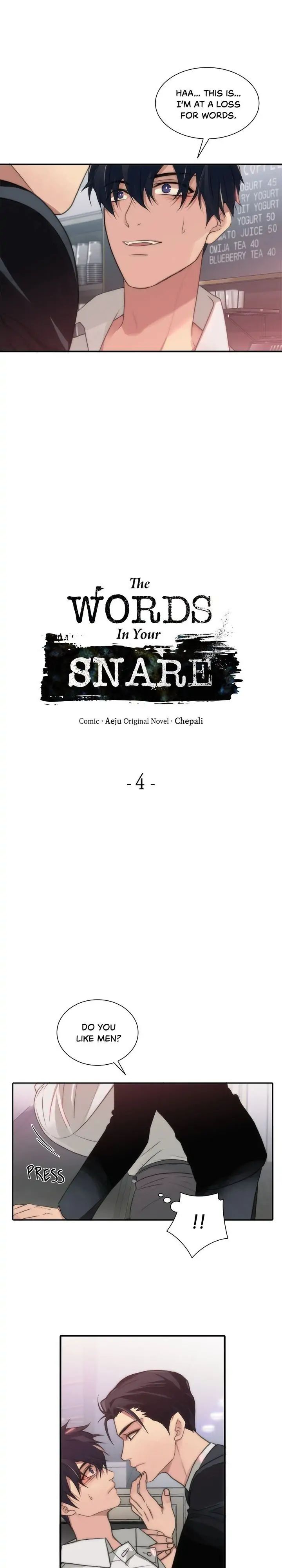 The Words In Your Snare Chapter 4 page 3 - 