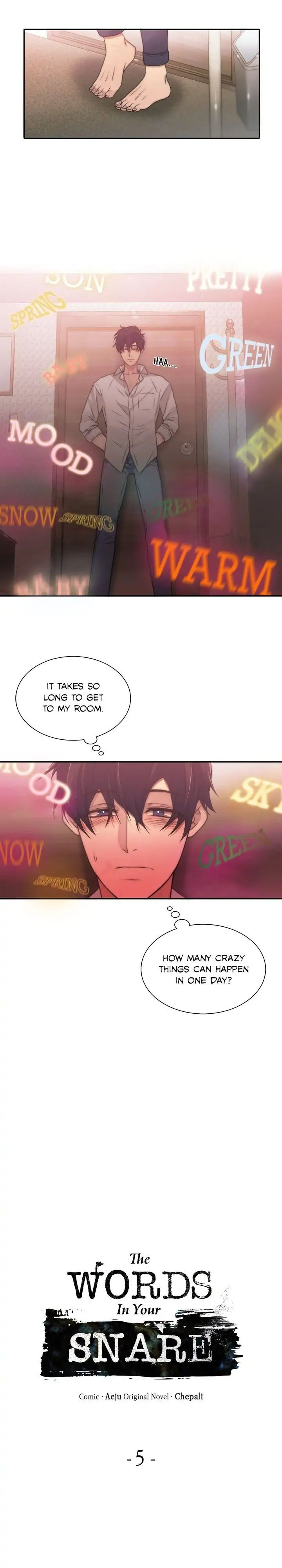 The Words In Your Snare Chapter 5 page 8 - 
