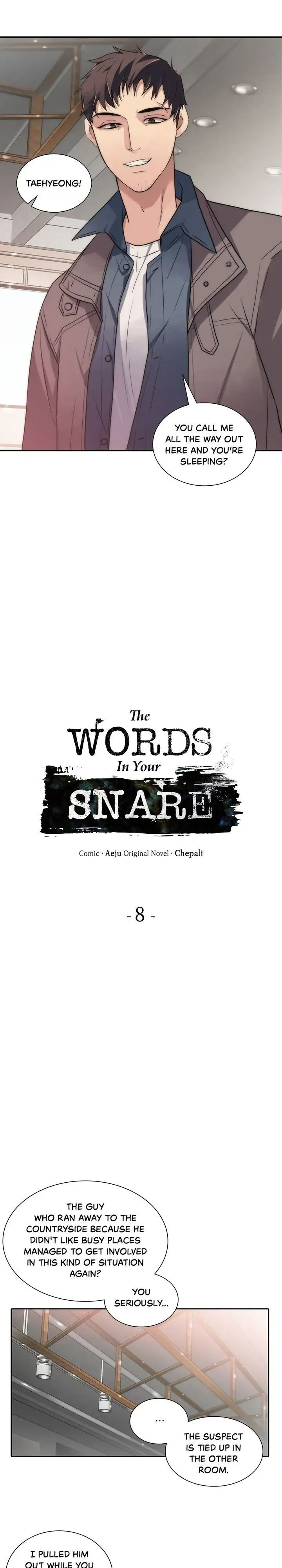The Words In Your Snare Chapter 8 page 6 - 