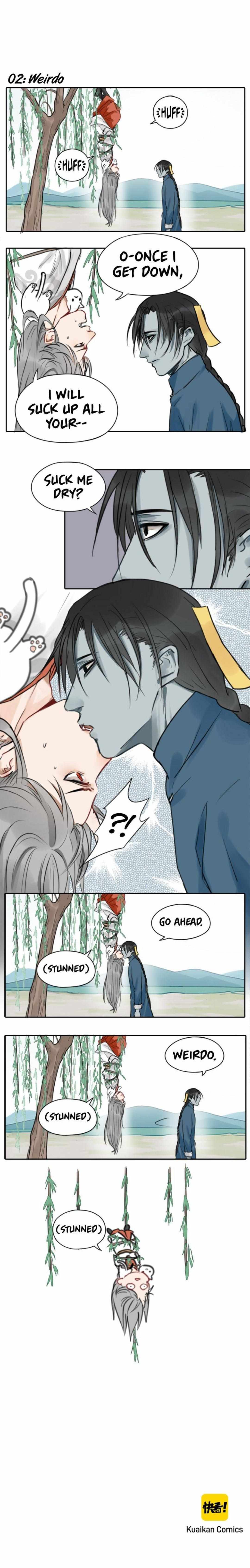 Read The Zombie And The Vampire chapter 2 image 0 on Lezhin