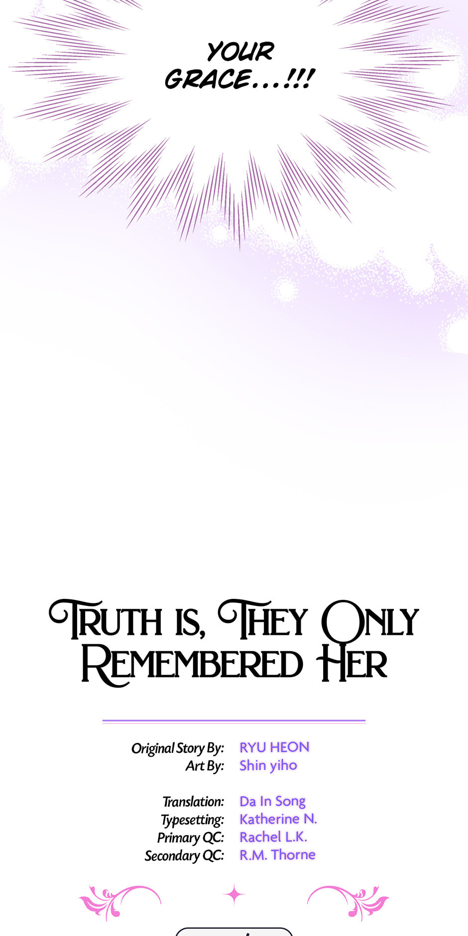 Read They Only Remembered Her chapter 105 image 3 on Lezhin