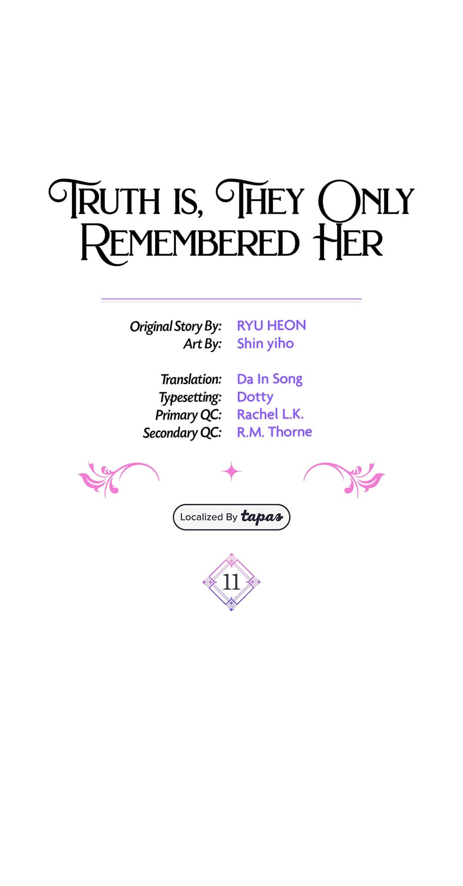 Read They Only Remembered Her chapter 11 image 6 on Lezhin