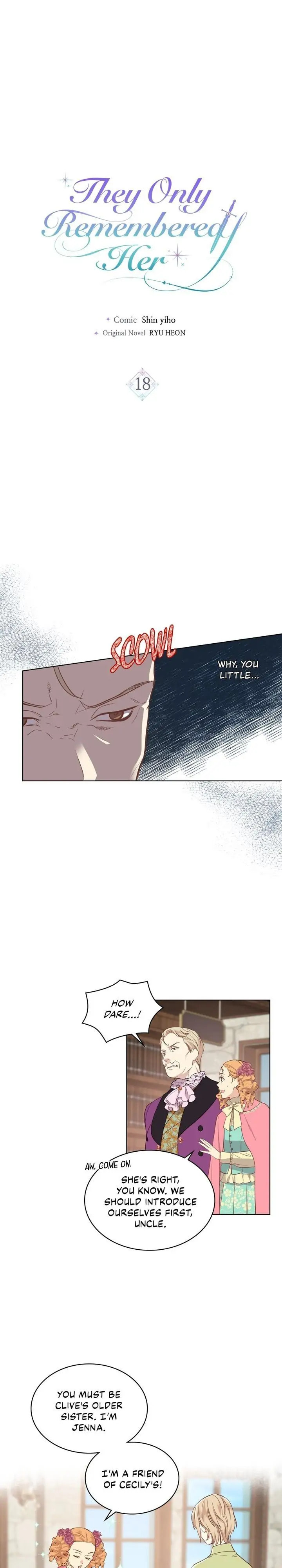 Read They Only Remembered Her chapter 18 image 1 on Lezhin