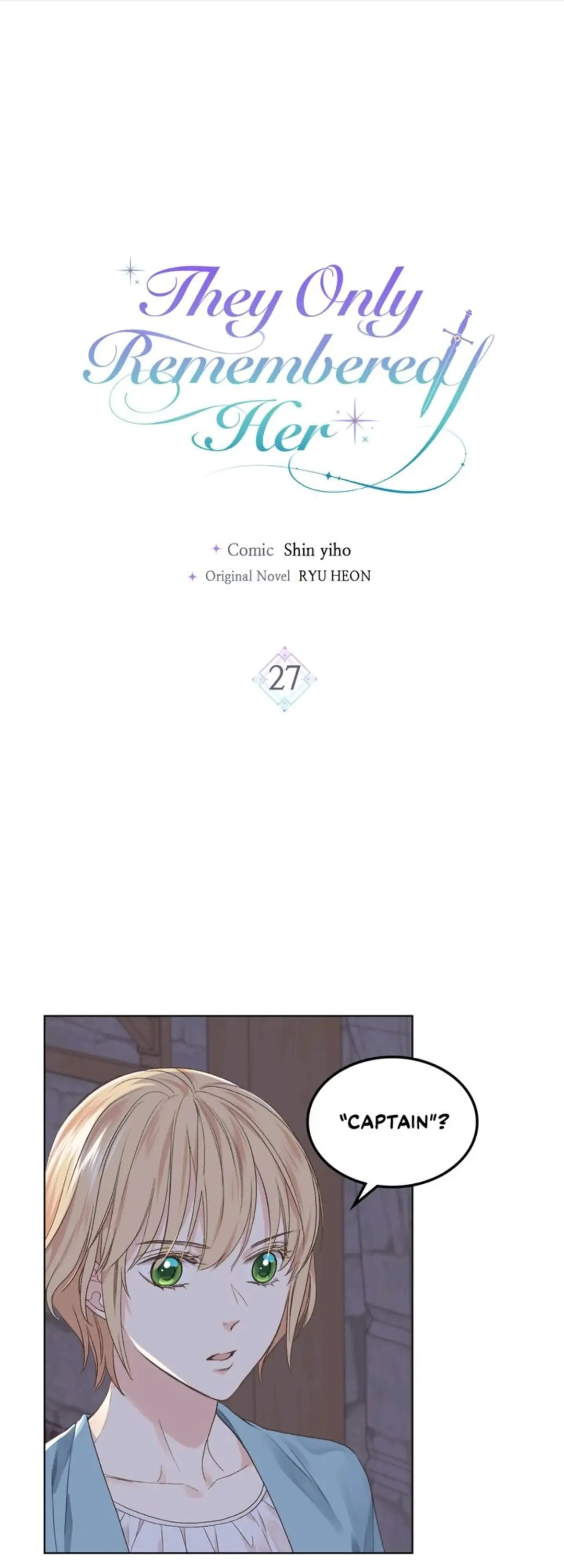 Read They Only Remembered Her chapter 27 image 1 on Lezhin