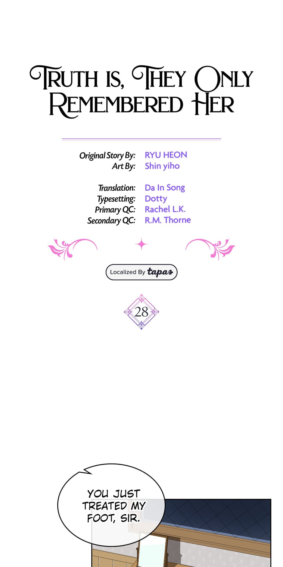 Read They Only Remembered Her chapter 28 image 3 on Lezhin
