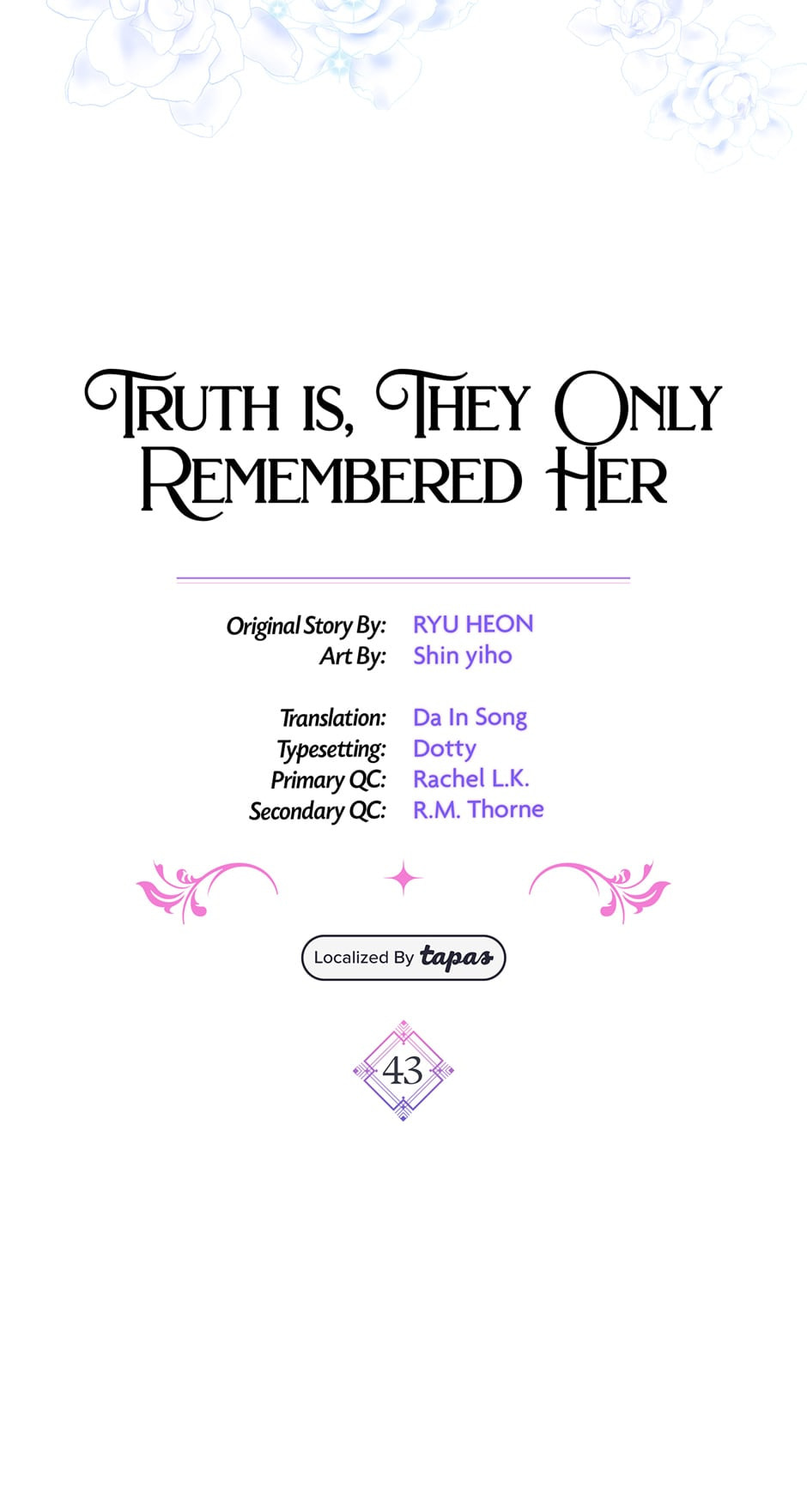 Read They Only Remembered Her chapter 43 image 11 on Lezhin