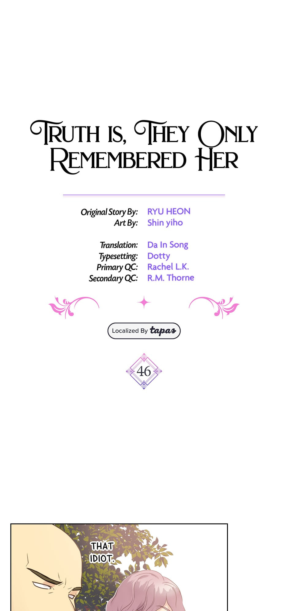 Read They Only Remembered Her chapter 46 image 6 on Lezhin