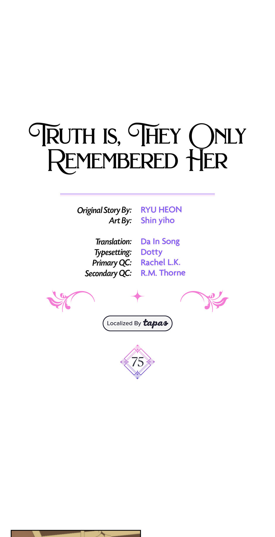 Read They Only Remembered Her chapter 75 image 12 on Lezhin