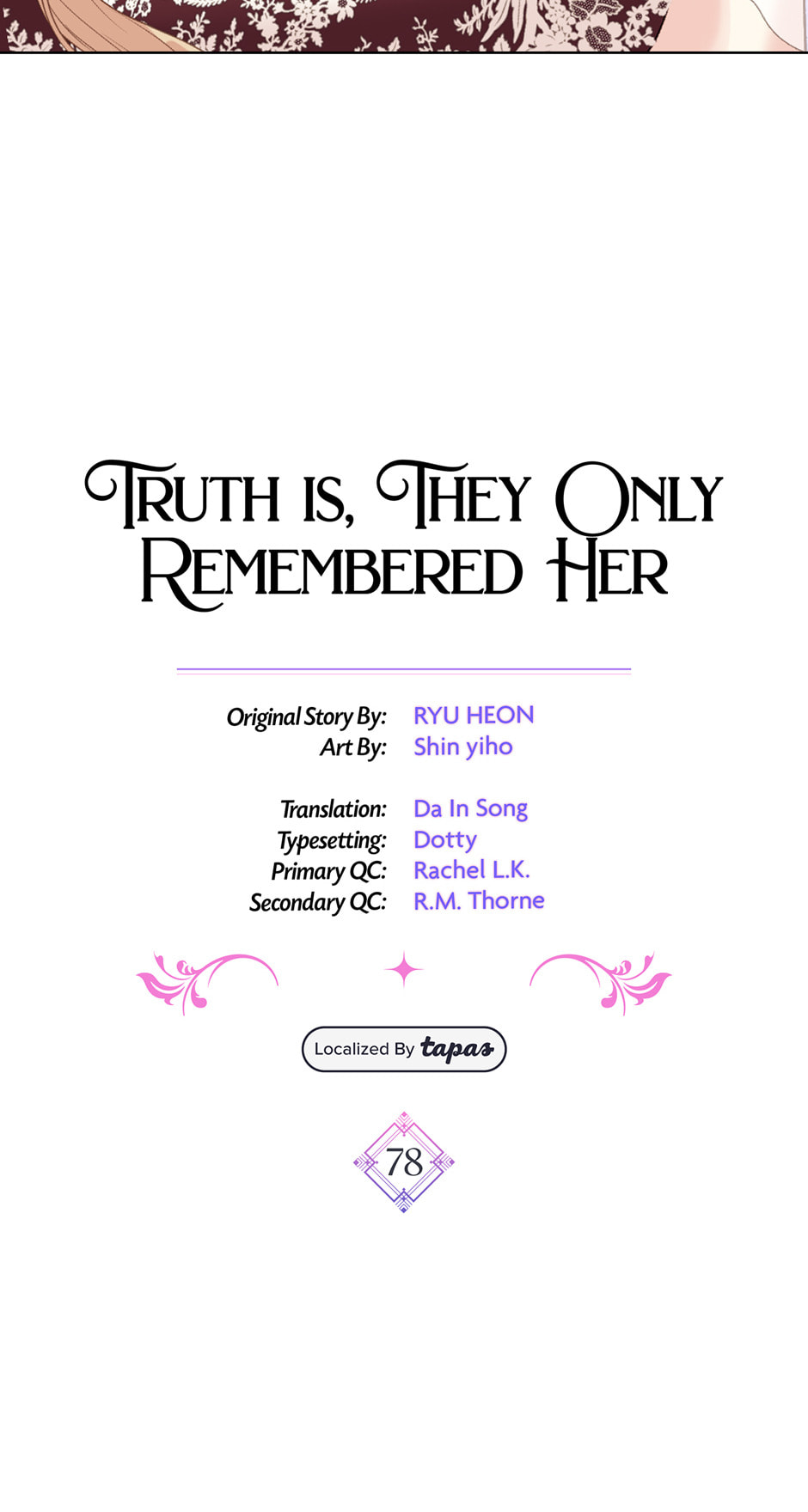Read They Only Remembered Her chapter 78 image 12 on Lezhin