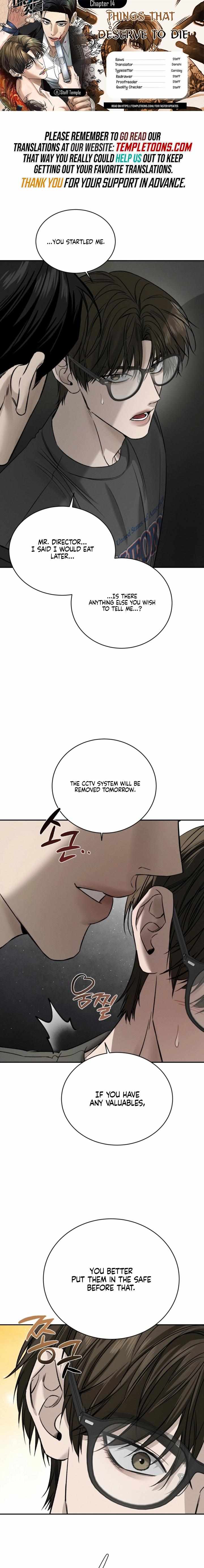 Things that deserve to die Chapter 14 page 2 - 