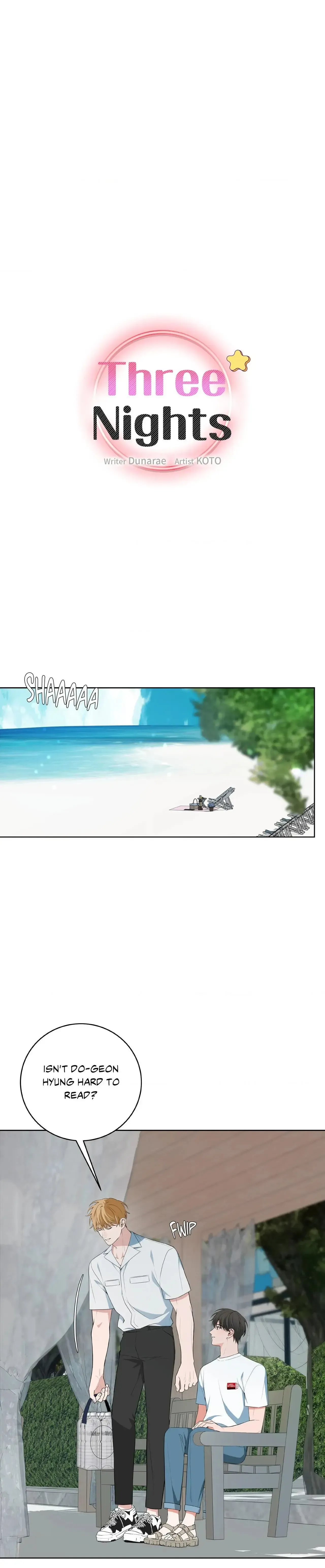 Read Three Nights chapter 34 image 1 on Lezhin