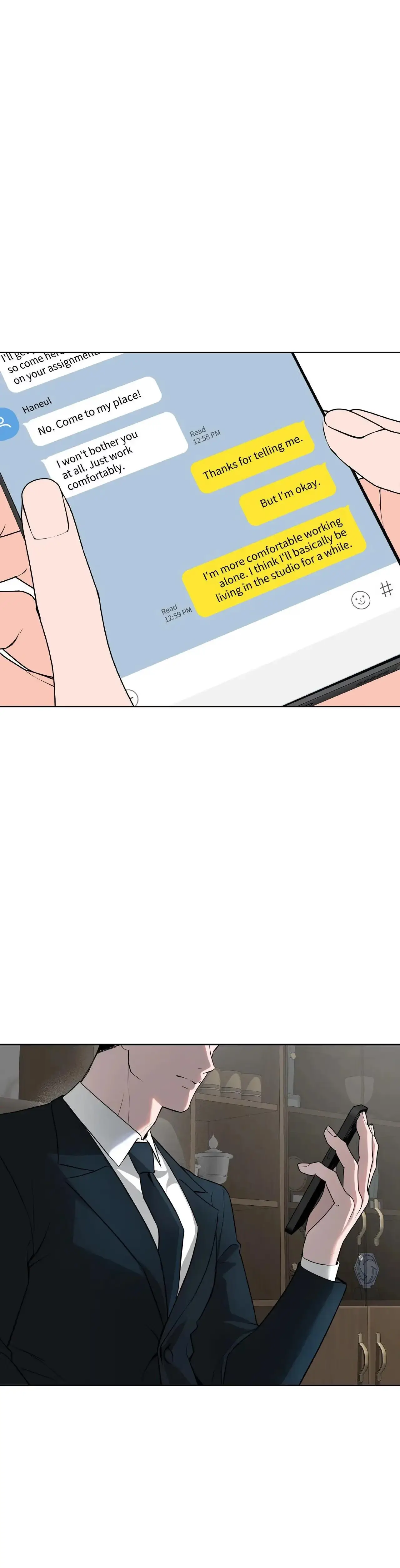 Read Three Nights chapter 40 image 7 on Lezhin