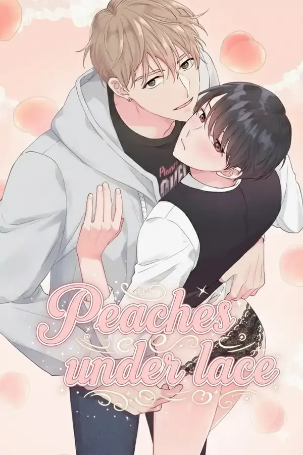 Peach under lace