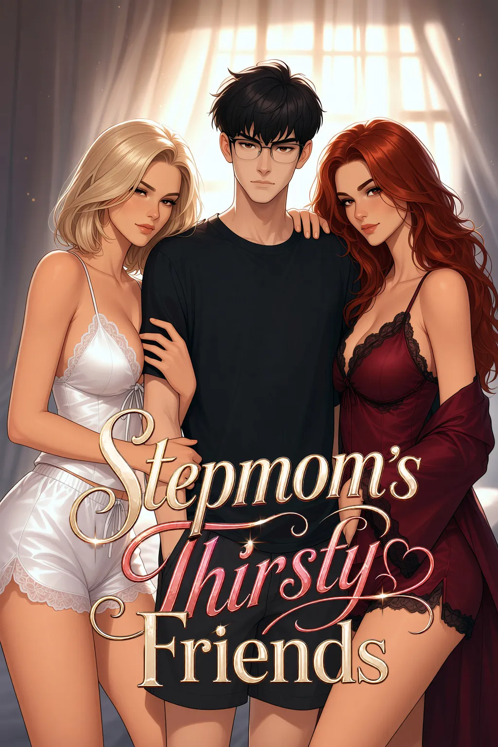 Cover of Stepmom’s Thirsty Friends
