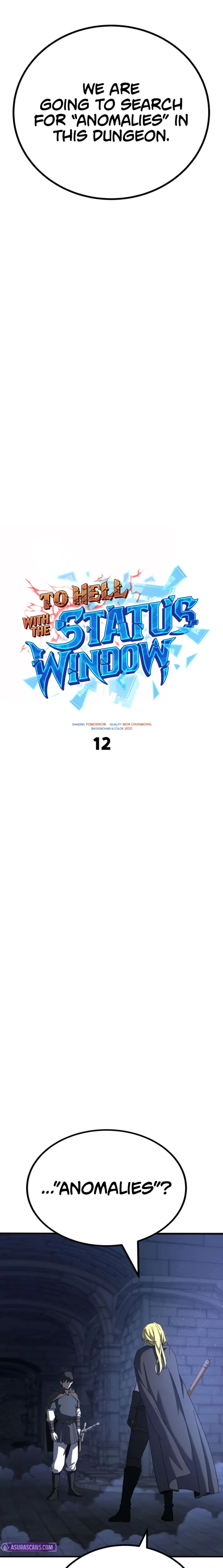 Read To Hell With the Status Window chapter 12 image 11 on Lezhin