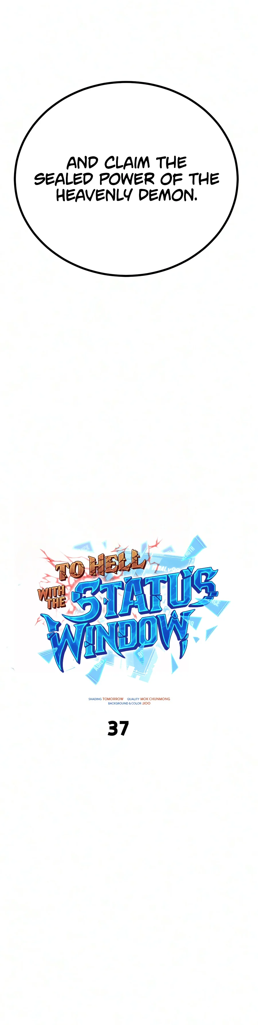 Read To Hell With the Status Window chapter 37 image 7 on Lezhin