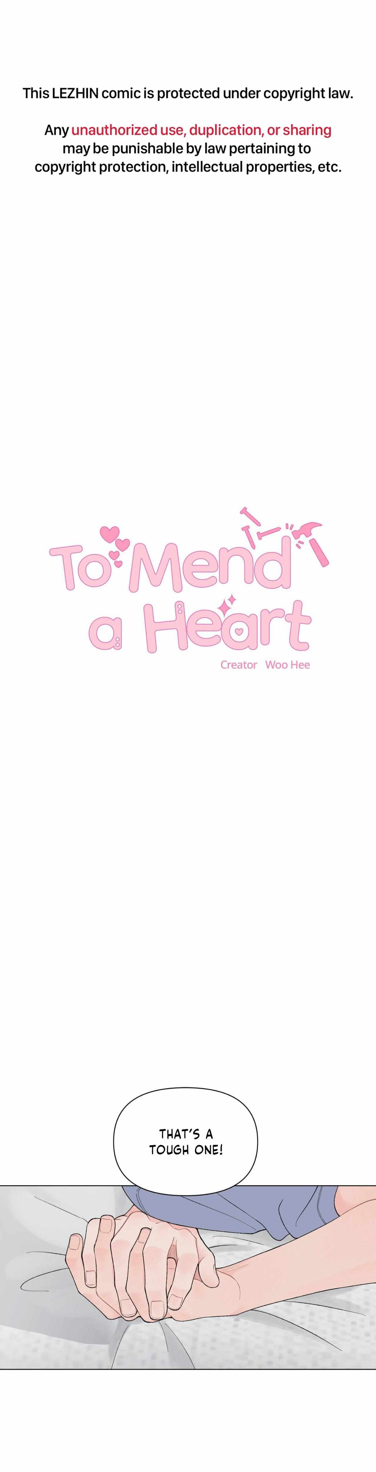 Read To Mend A Heart chapter 61 image 1 on Lezhin