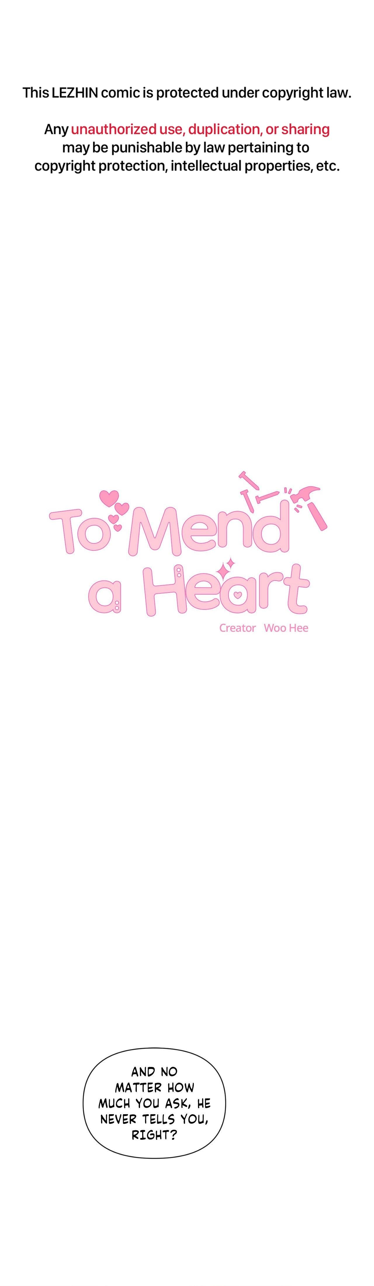 Read To Mend A Heart chapter 63 image 1 on Lezhin