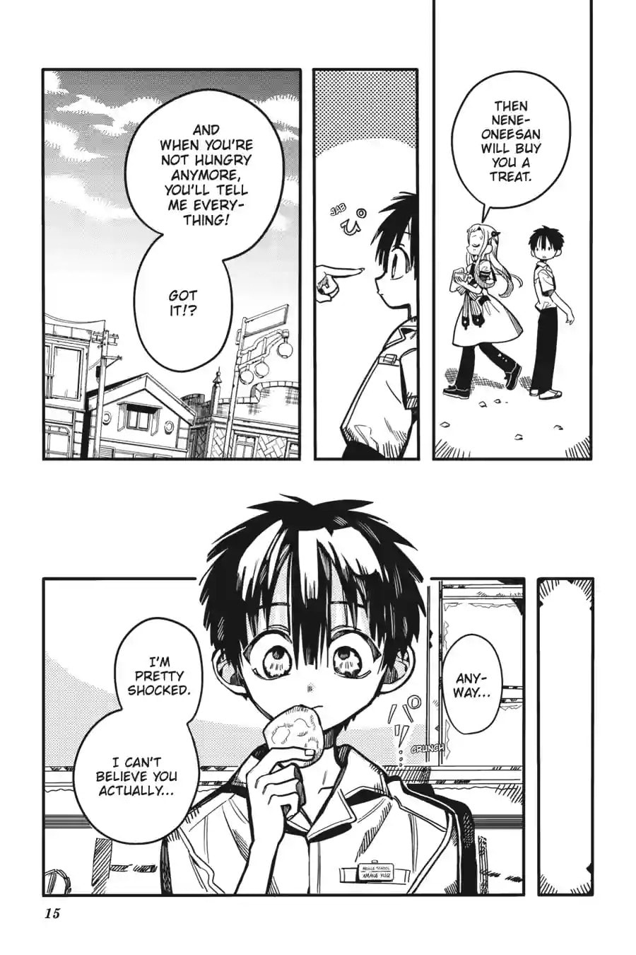 Toilet-Bound Hanako-kun Chapter 355 page 15 - 