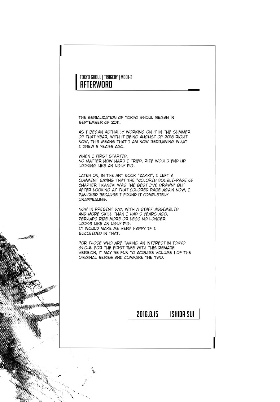 Read Tokyo Ghoul chapter 0 image 38 on Lezhin