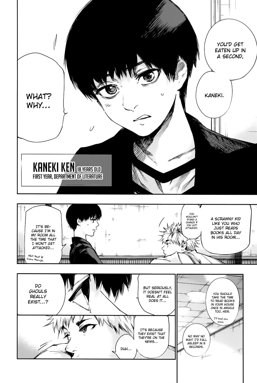 Read Tokyo Ghoul chapter 0 image 5 on Lezhin