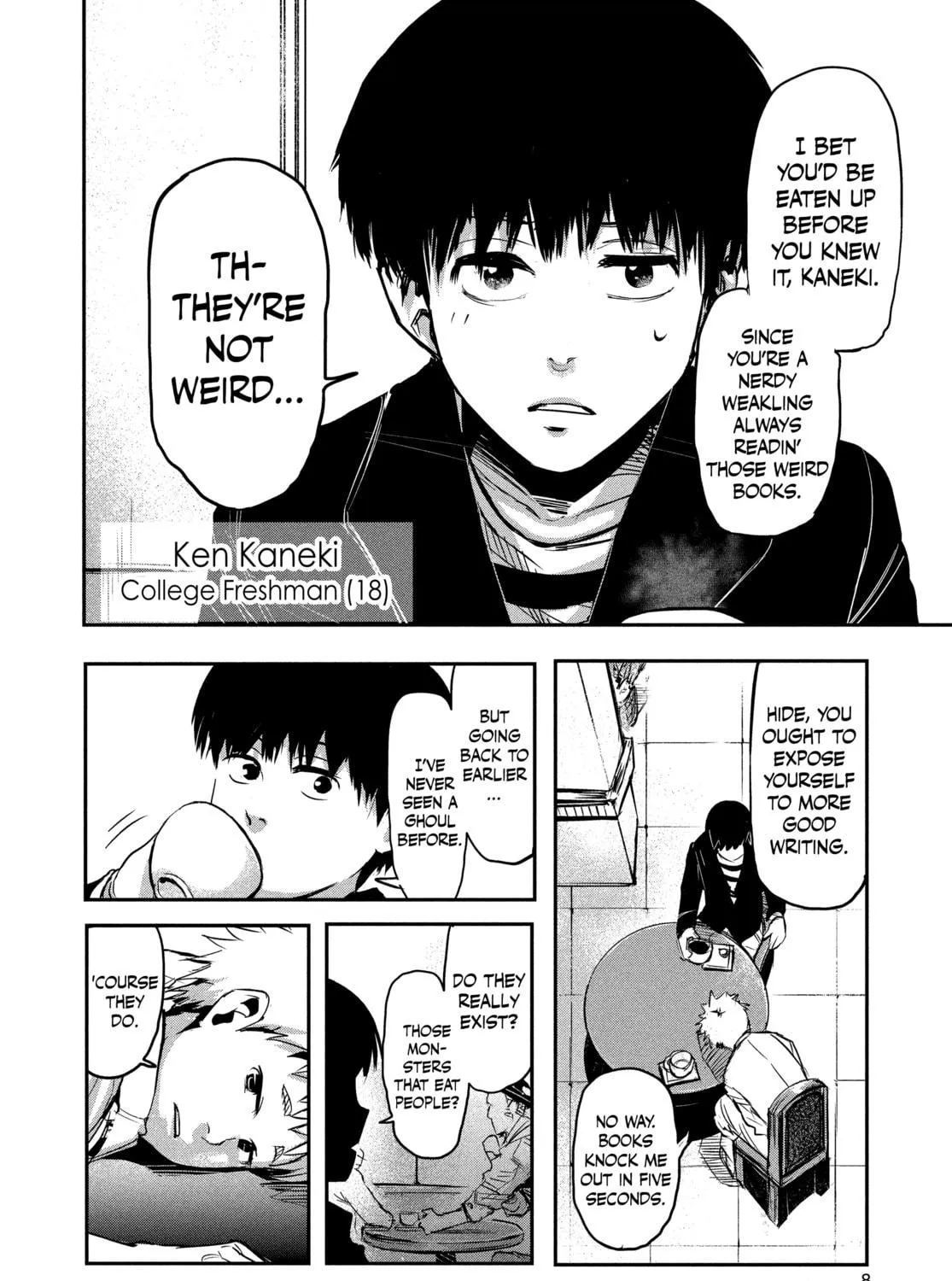 Read Tokyo Ghoul chapter 1 image 8 on Lezhin