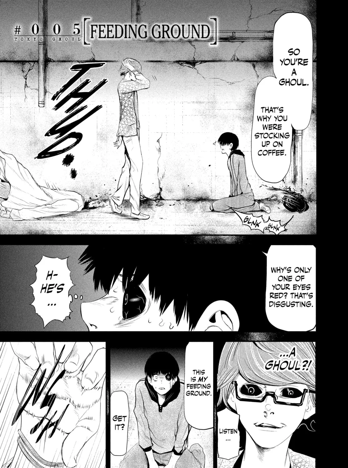 Read Tokyo Ghoul chapter 5 image 0 on Lezhin