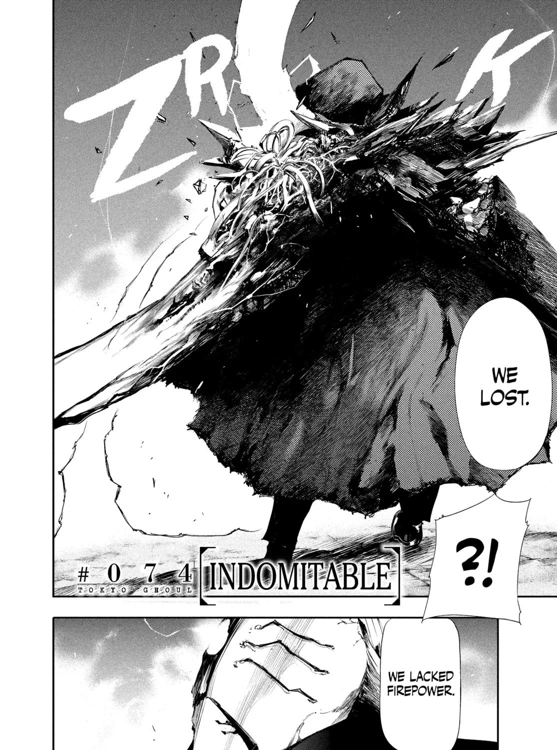 Read Tokyo Ghoul chapter 74 image 2 on Lezhin