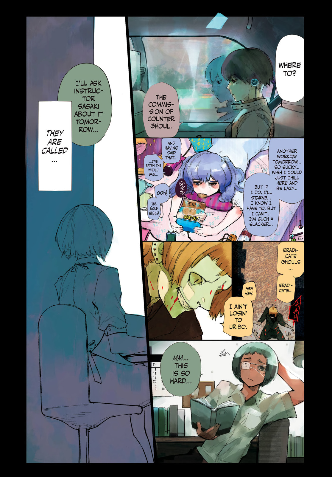 Read Tokyo Ghoul:re chapter 1 image 1 on Lezhin