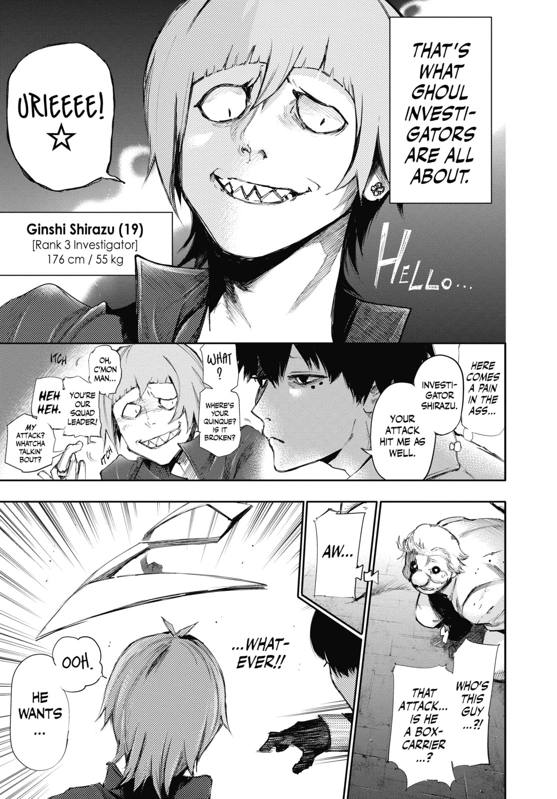 Read Tokyo Ghoul:re chapter 1 image 35 on Lezhin