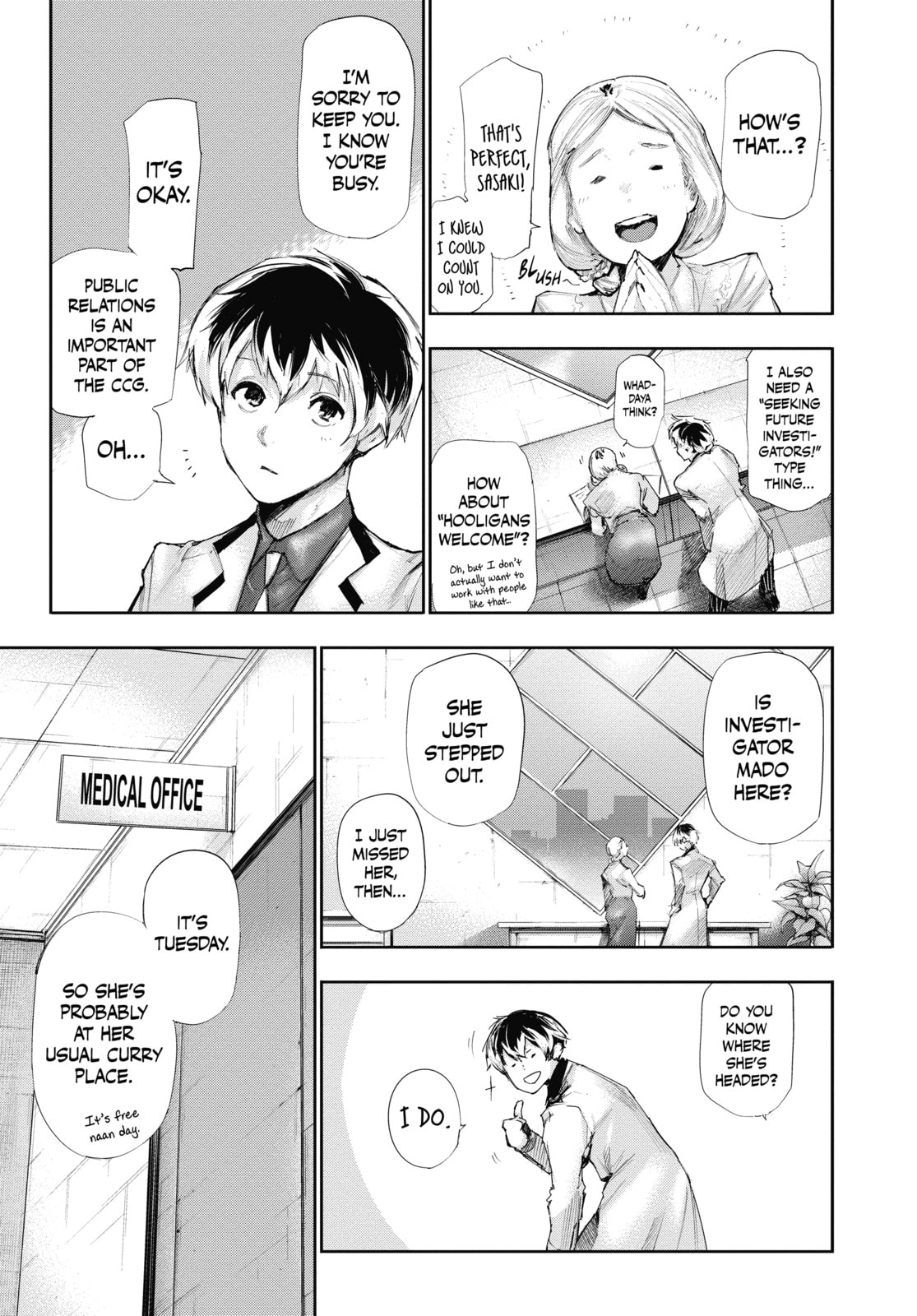 Read Tokyo Ghoul:re chapter 1 image 7 on Lezhin