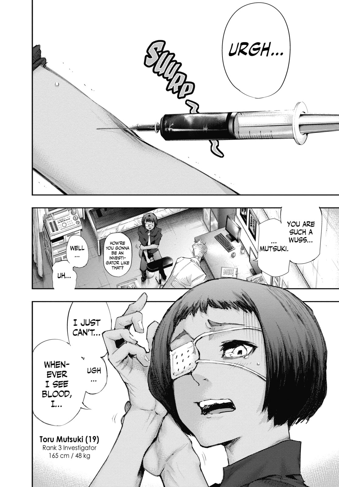 Read Tokyo Ghoul:re chapter 1 image 8 on Lezhin