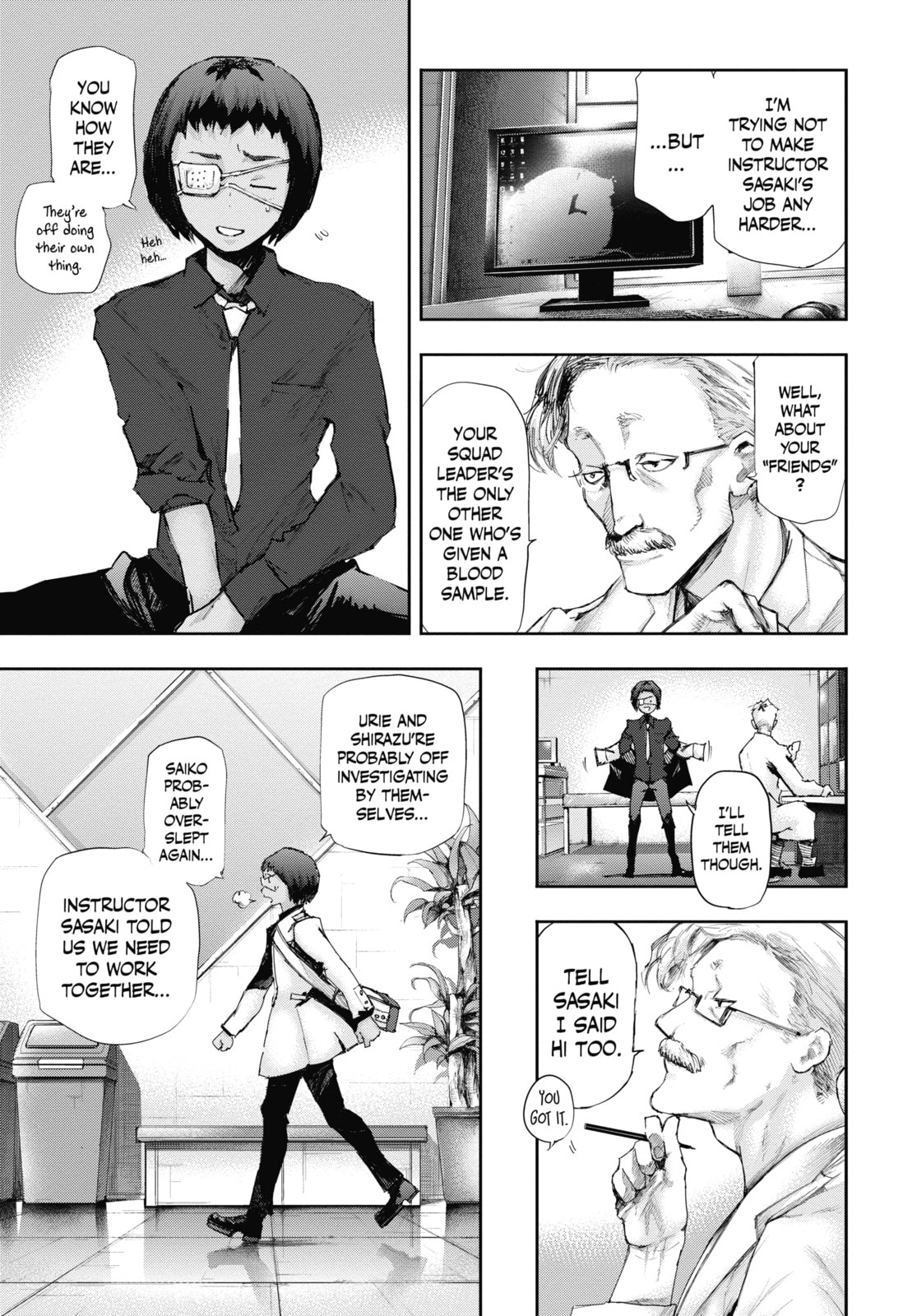 Read Tokyo Ghoul:re chapter 1 image 9 on Lezhin